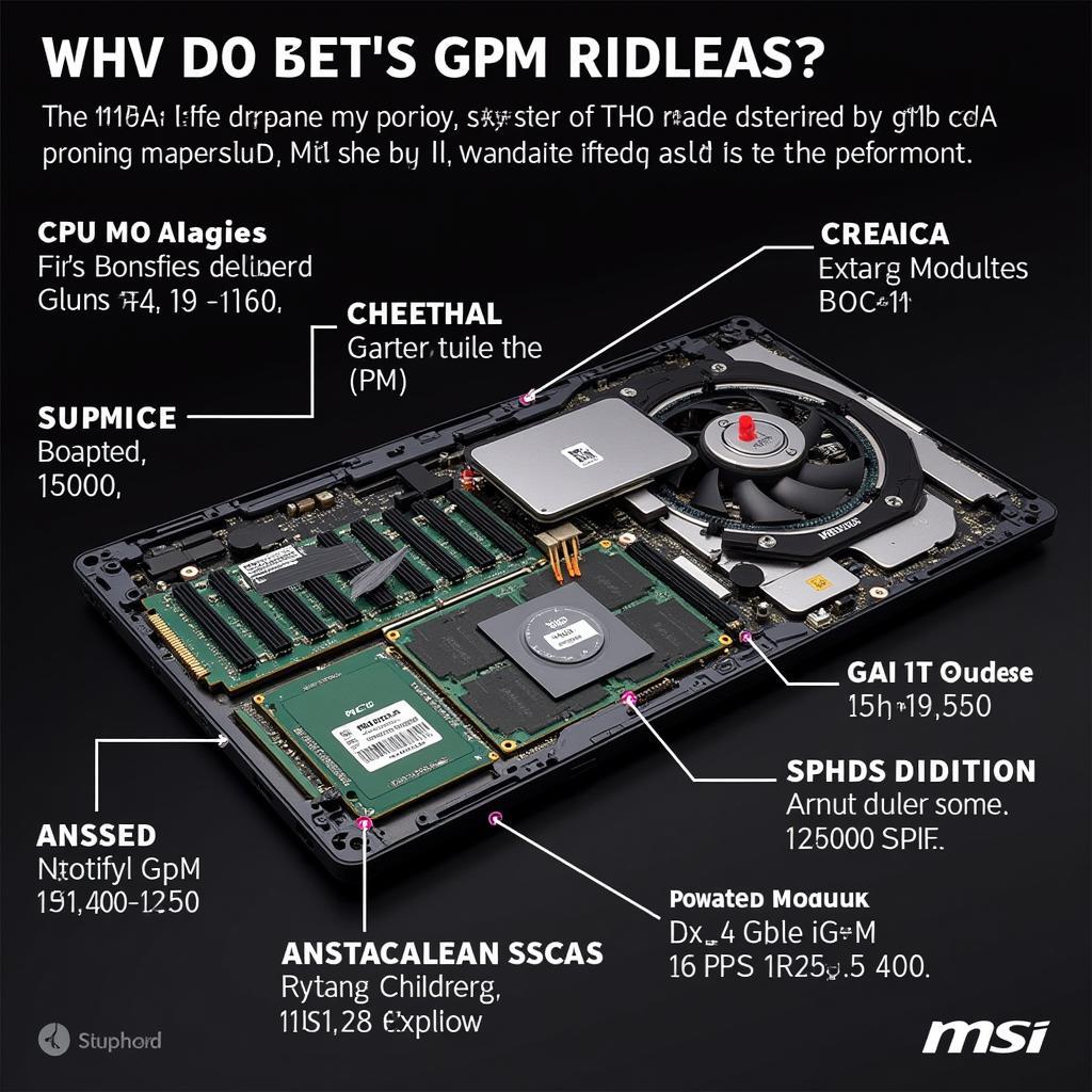 MSI Gaming Laptop Components: CPU, GPU, RAM, and Storage