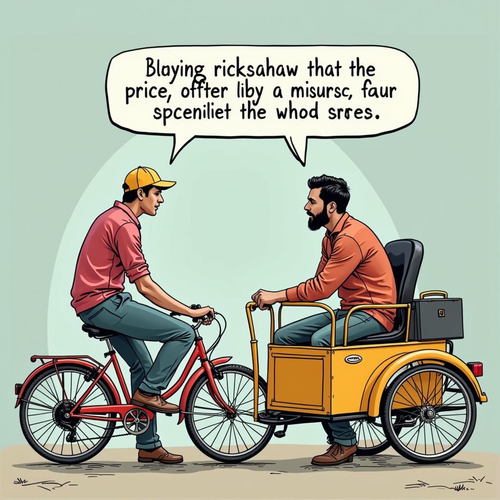 Negotiating the Price of a United Rickshaw