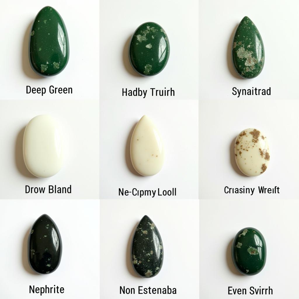 Nephrite Stone Color Variations