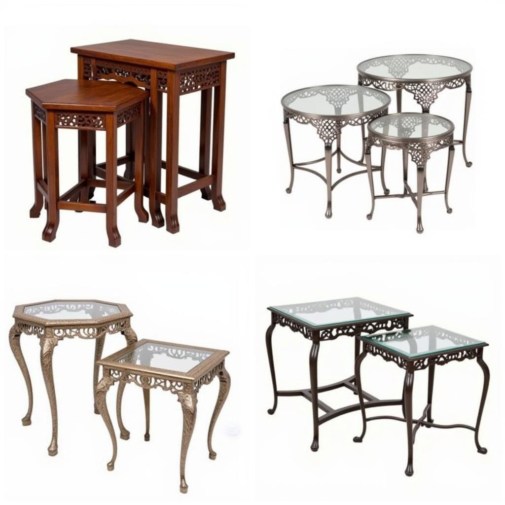 Different Styles and Sizes of Nesting Tables in Pakistan