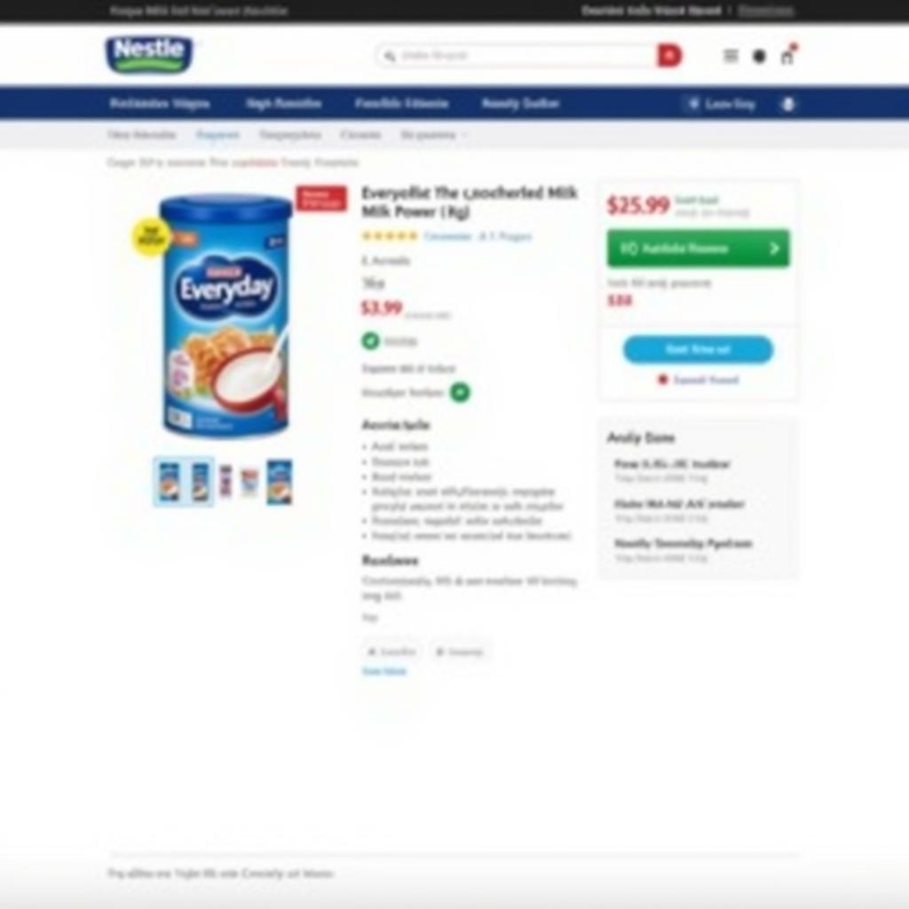 Nestle Everyday Milk Powder Online Retailers in Pakistan