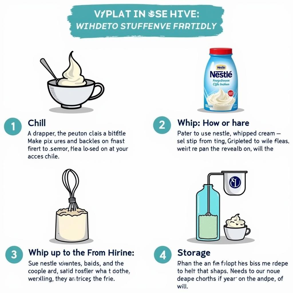 Tips for Using Nestle Whipped Cream