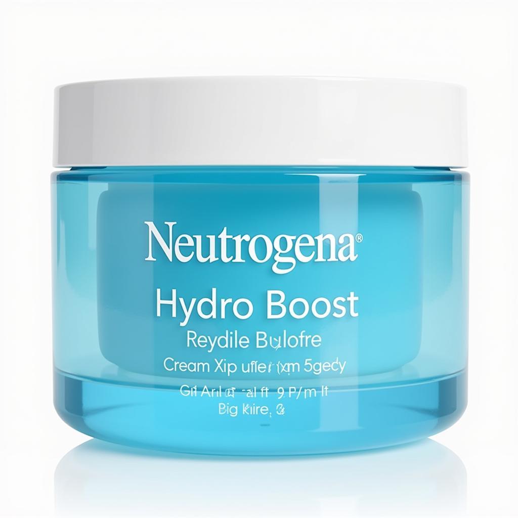 Neutrogena Hydro Boost Water Gel product packaging in Pakistan