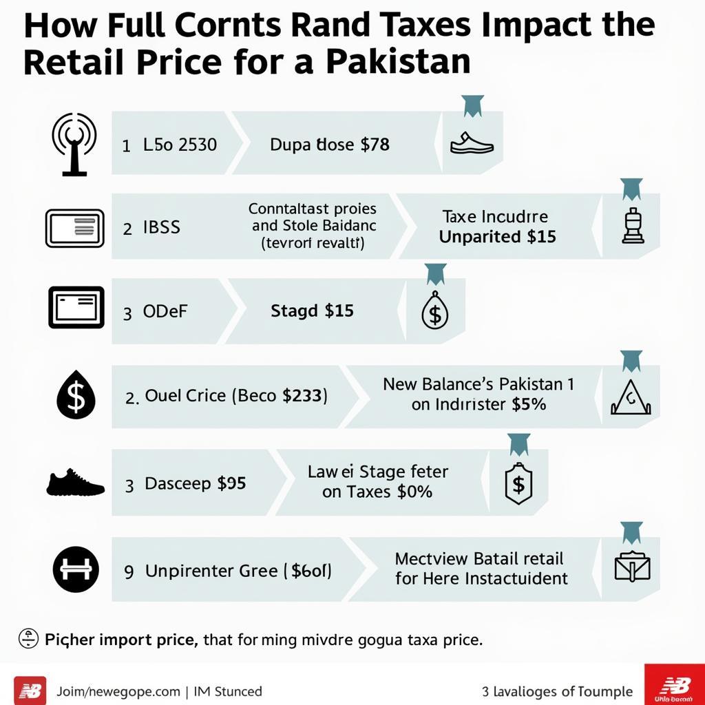 New Balance Shoes Price in Pakistan: Import Duties and Taxes