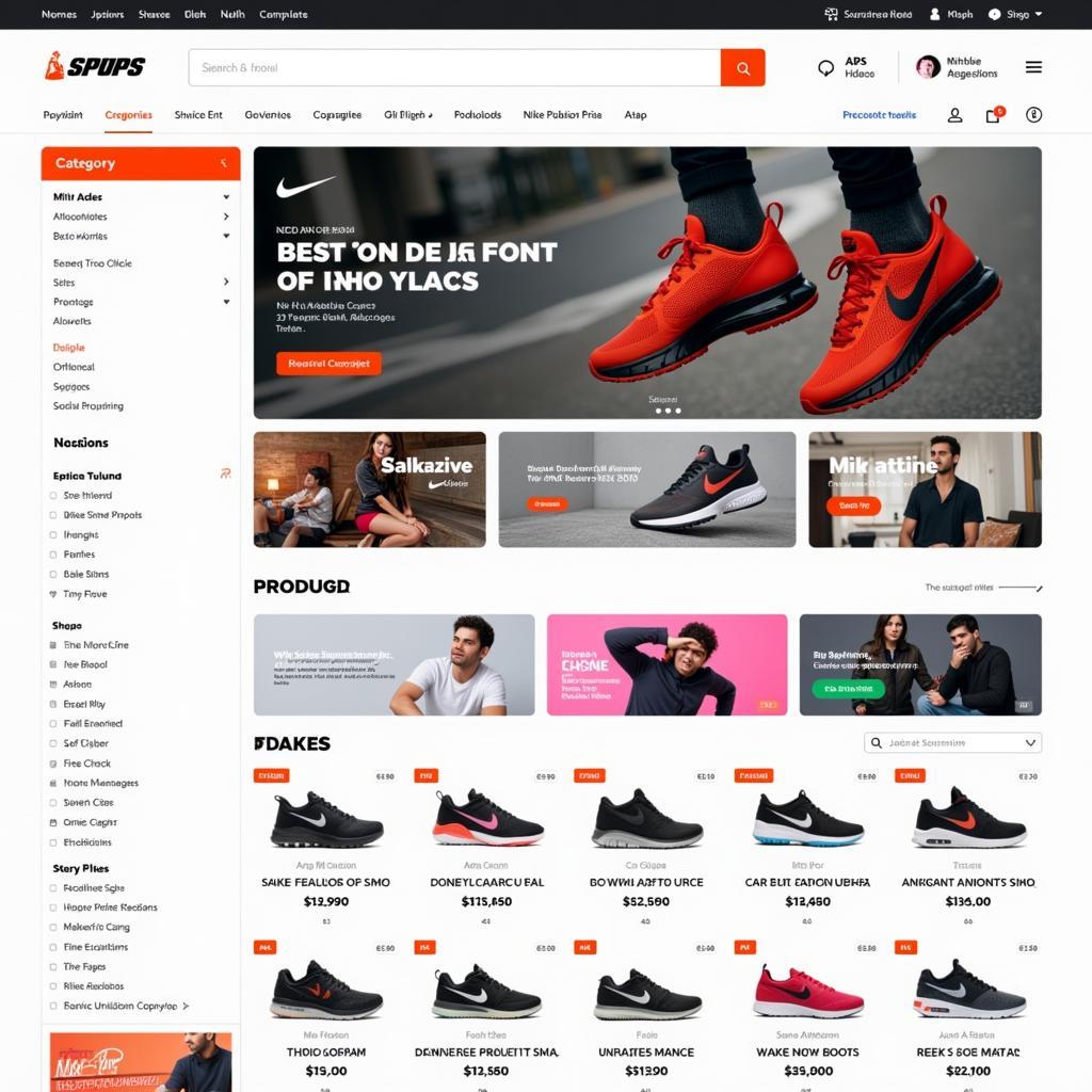 Nike Online Store Pakistan Homepage