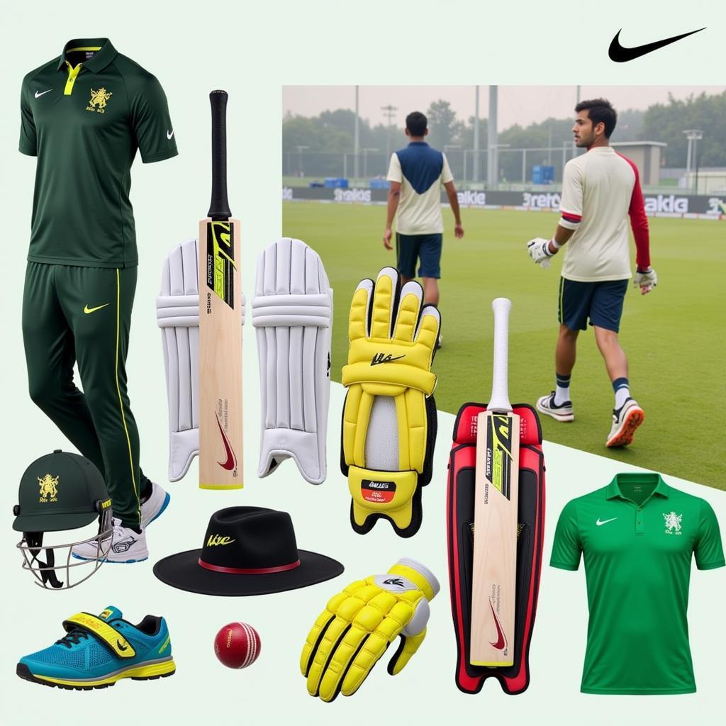 Nike Pakistan Cricket Gear Collection