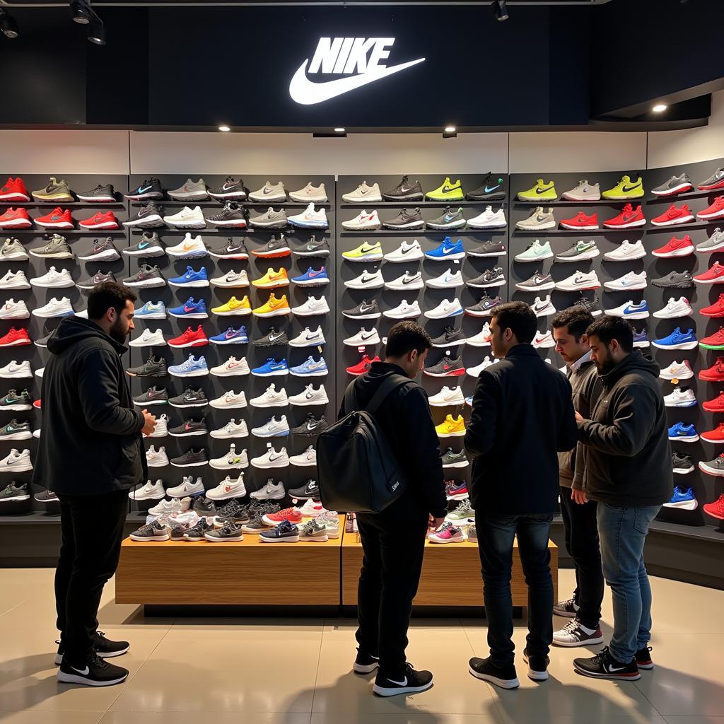 Nike Pakistan Running Shoe Display