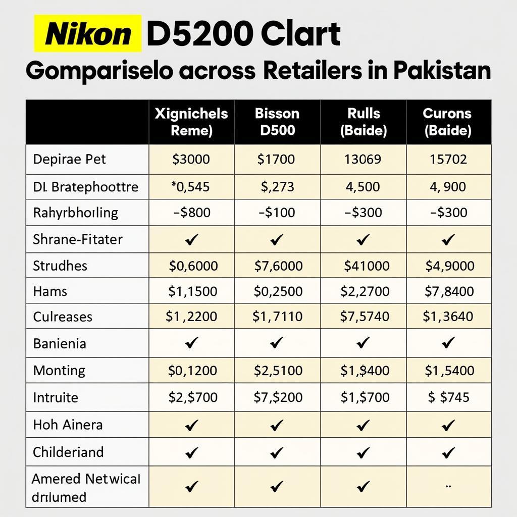 Nikon D5200 Price Comparison in Pakistan