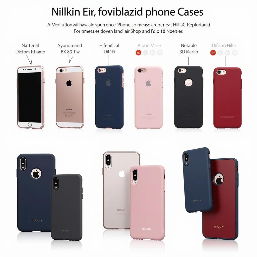 Different Nillkin Cases in Pakistan