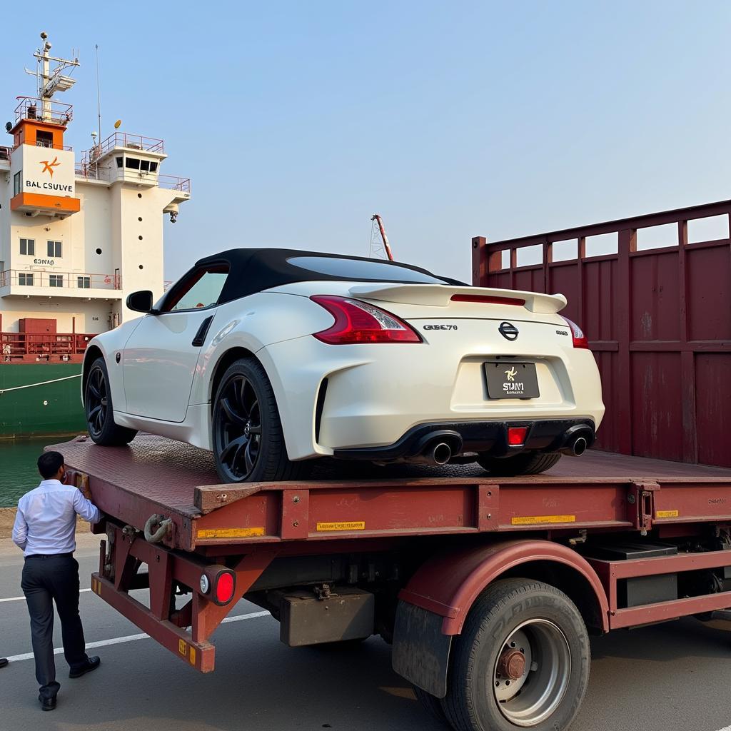 Nissan 370Z being imported into Pakistan