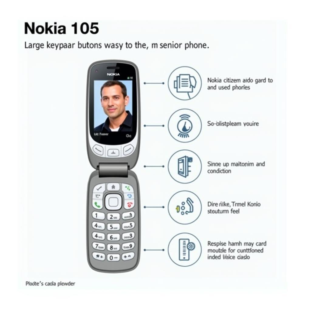 Nokia 105 Senior-Friendly Features