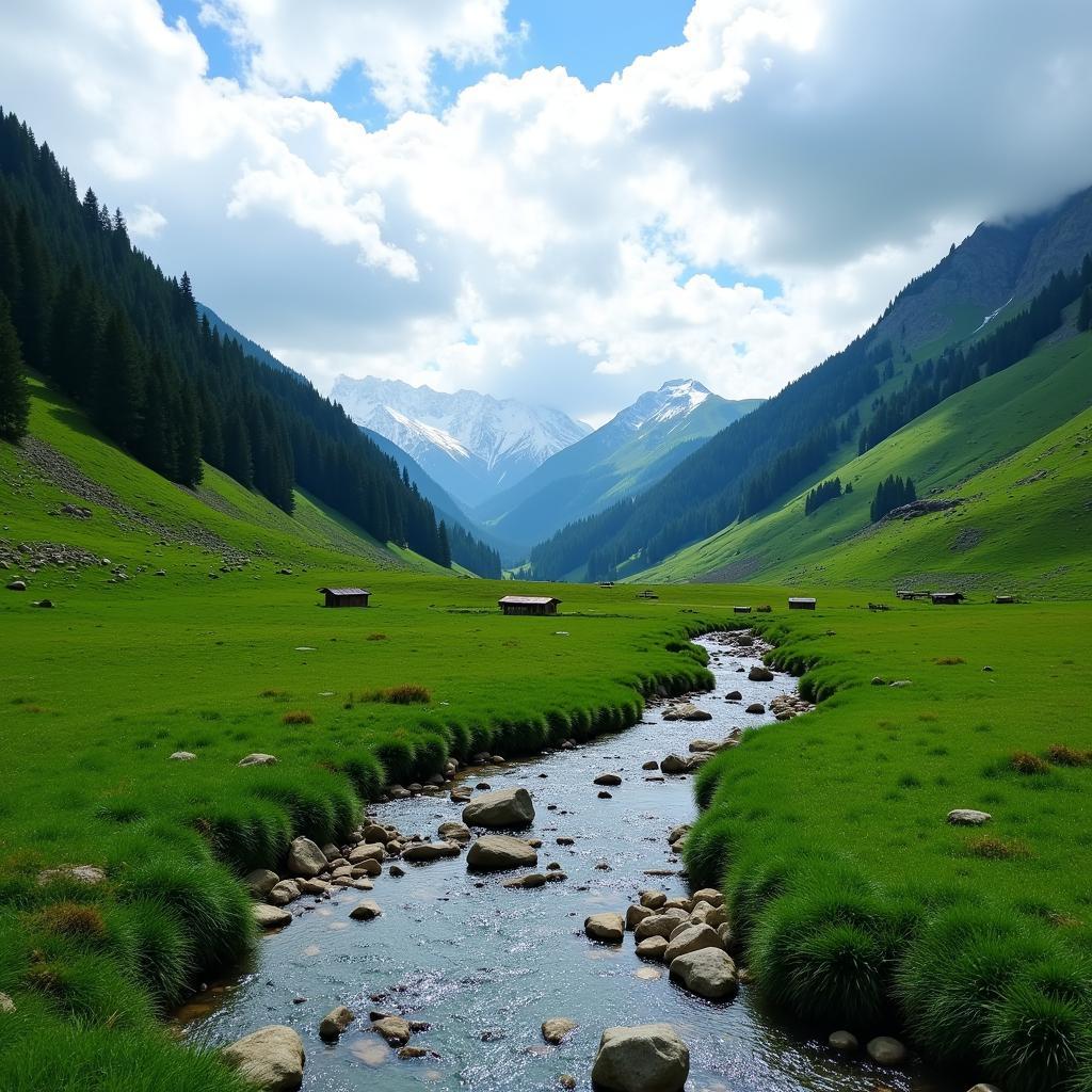 Northern Pakistan July Landscape