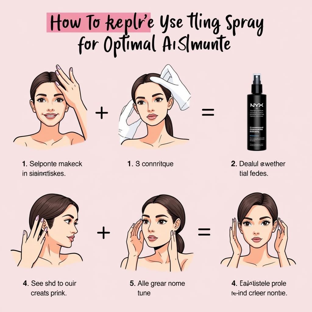 NYX Setting Spray Application Techniques