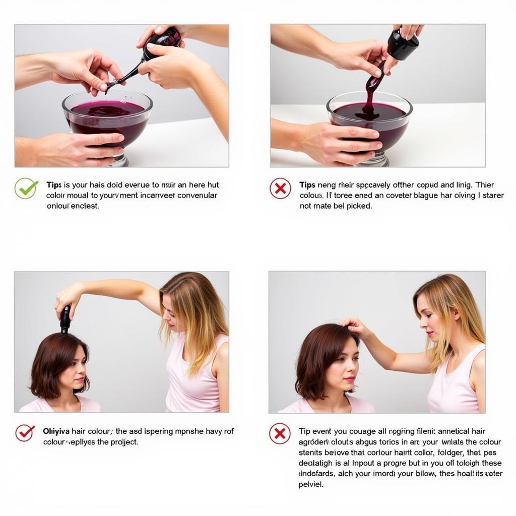 Olivia Hair Colour Application Tips