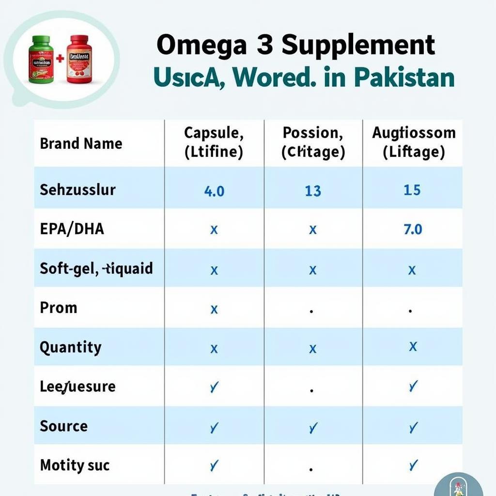 Omega 3 Price Comparison in Pakistan