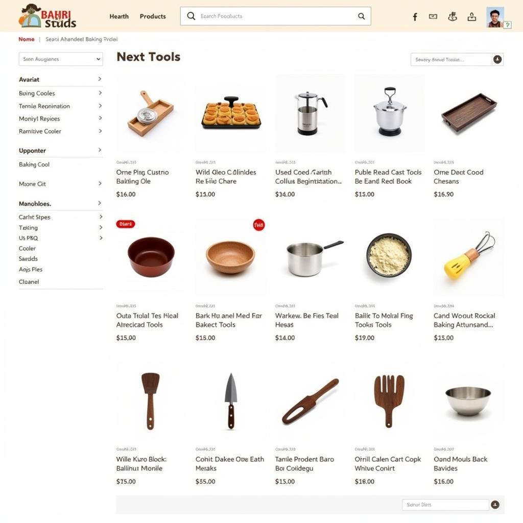 Online Baking Tools Shop in Pakistan