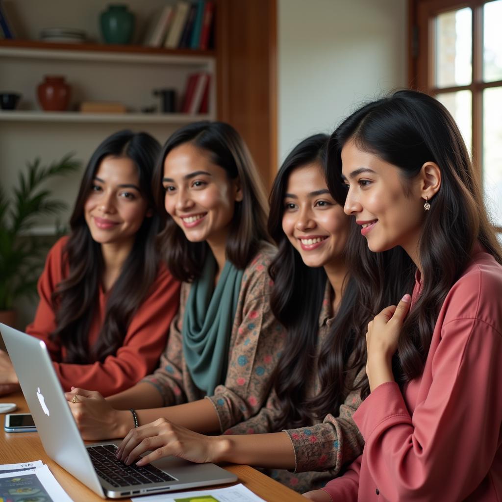 Online communities offering support and connection for Pakistani women.