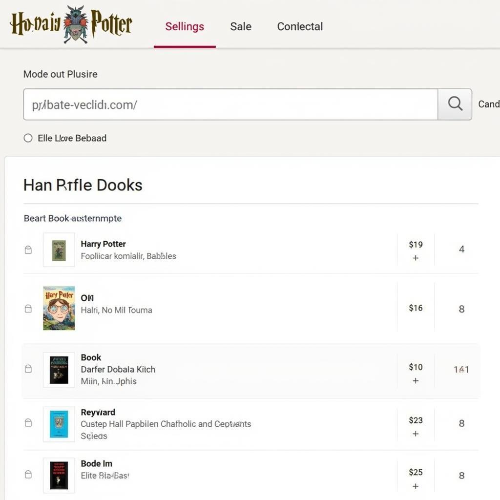 Searching for Harry Potter Books on an Online Marketplace in Pakistan