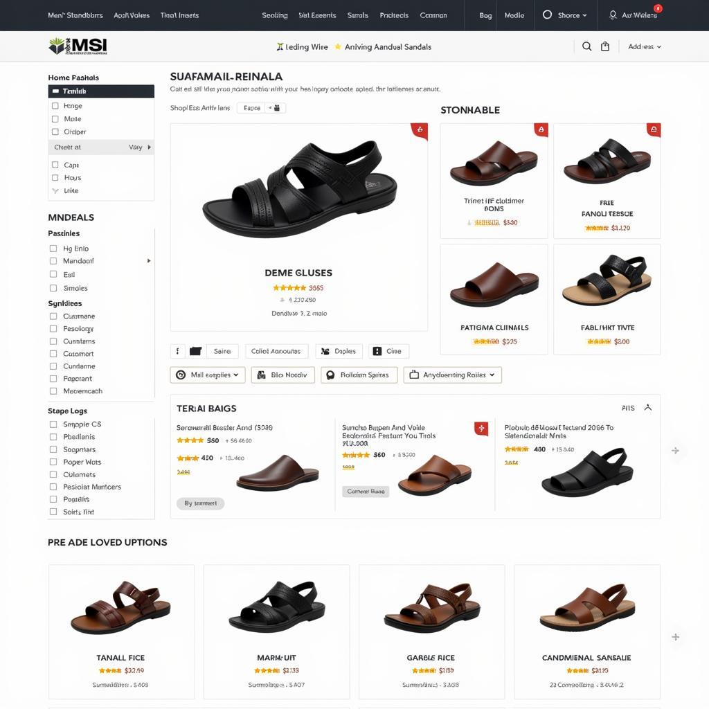 Online Sandal Shopping in Pakistan