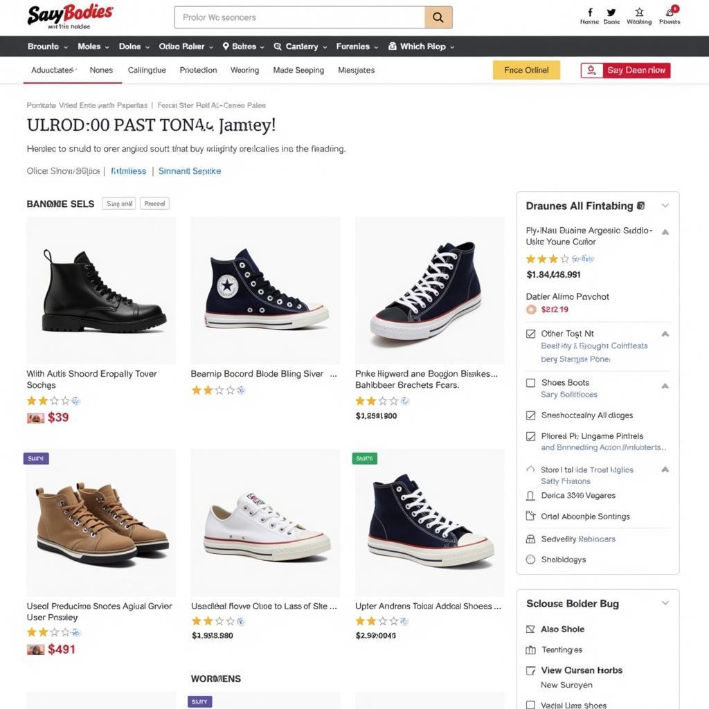 Online Used Shoes Marketplace