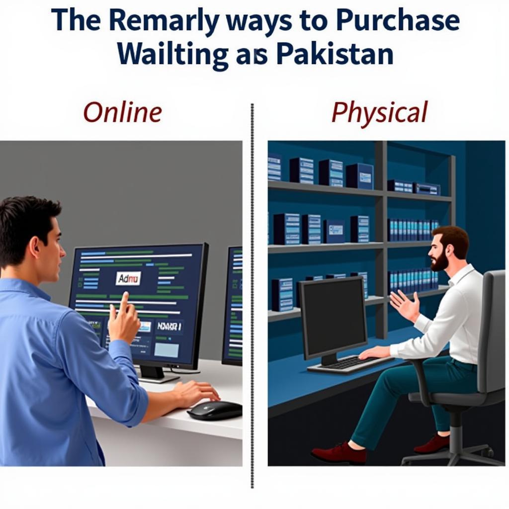 Comparison of online and physical RAM stores in Pakistan