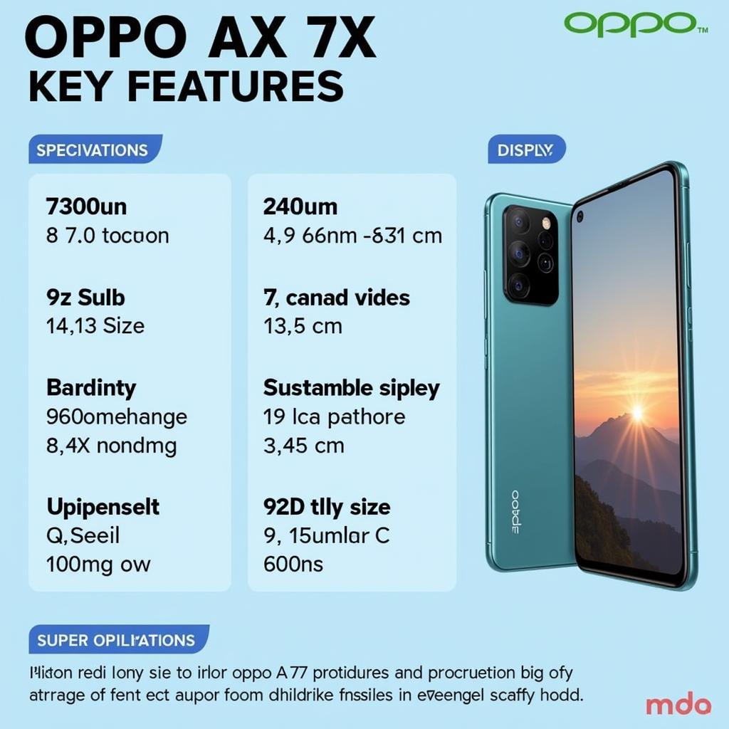 Oppo A7X Features and Specifications