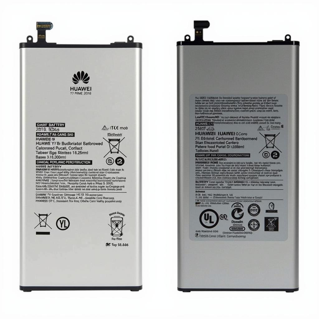 Original vs. Fake Huawei Y7 Prime 2018 Battery Comparison