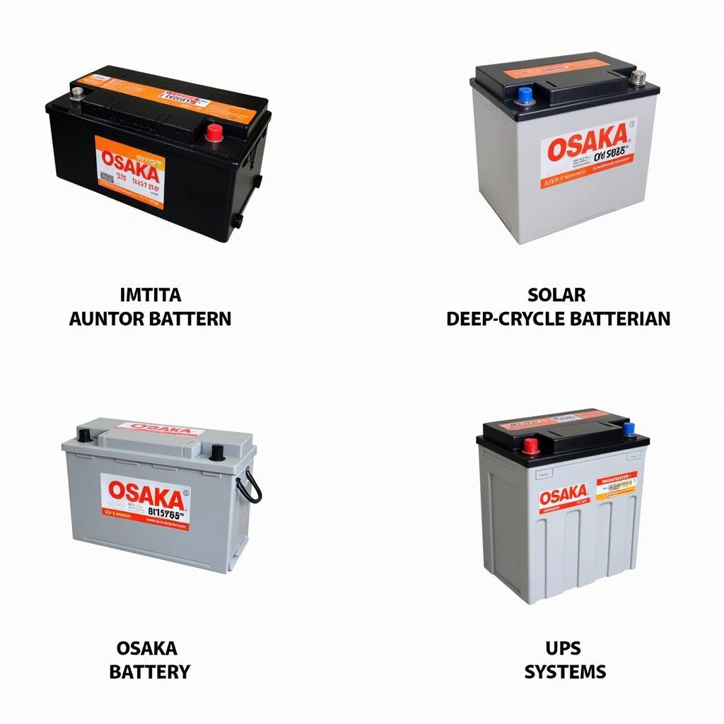 Osaka Battery Types Available in Pakistan