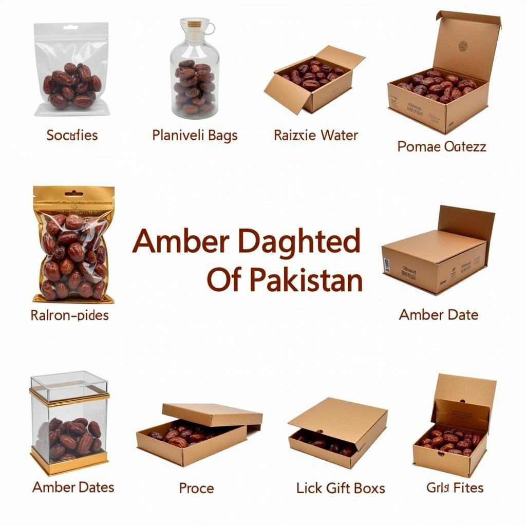 Packaging of Amber Dates in Pakistan