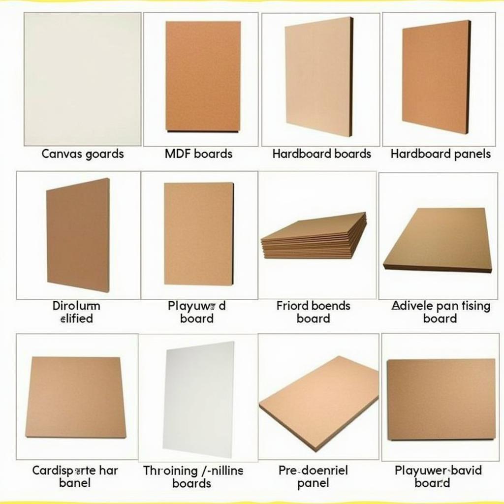 Different Types of Painting Boards in Pakistan