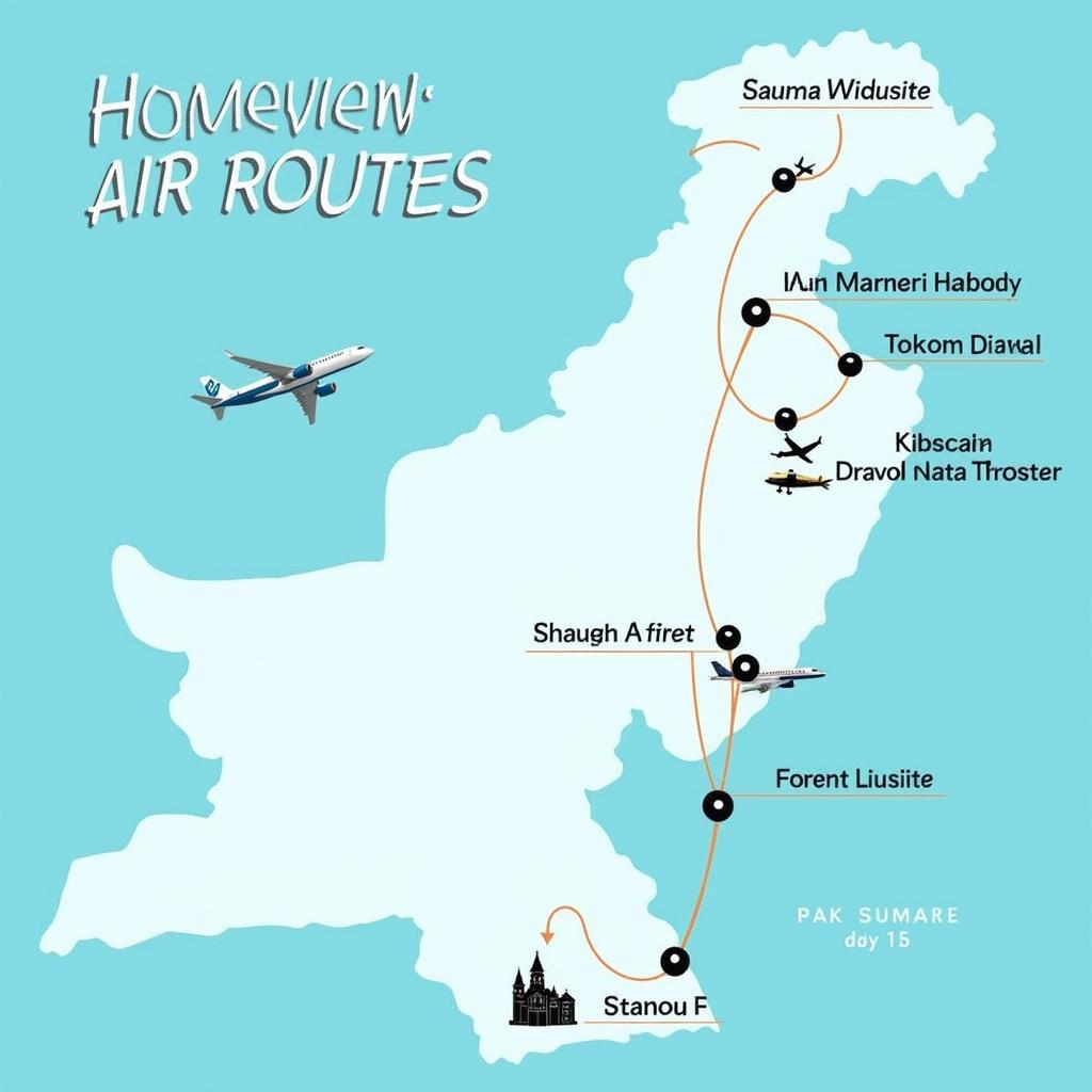 Impact of Air Routes on Tourism in Pakistan