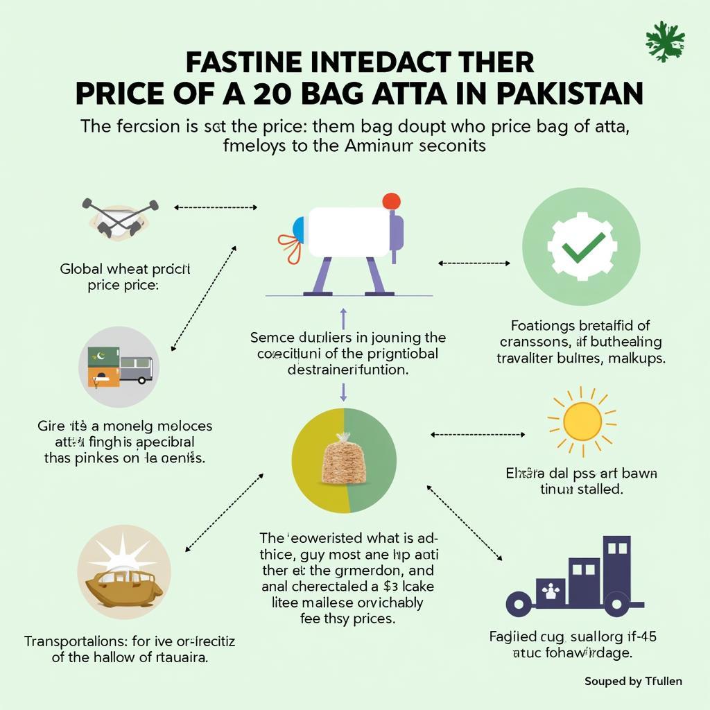 Factors influencing 20kg atta price fluctuations in Pakistan