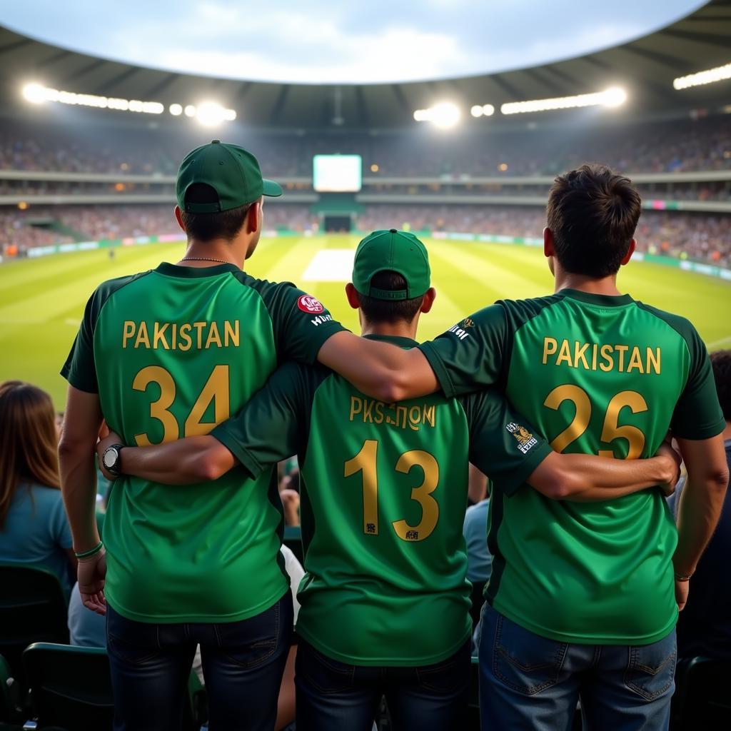 Fans Showing Support in 2021 T20 World Cup Shirts