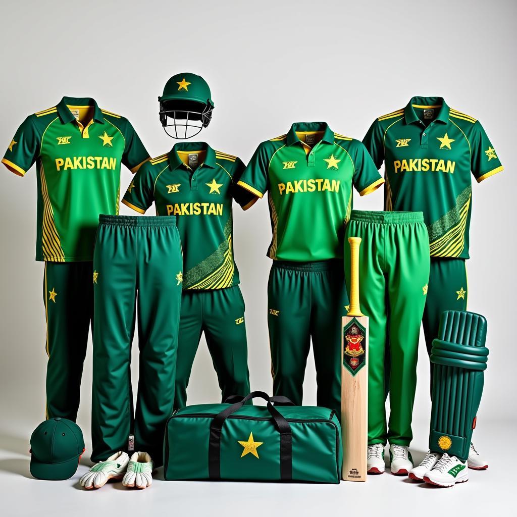 Pakistan Cricket Kit Display