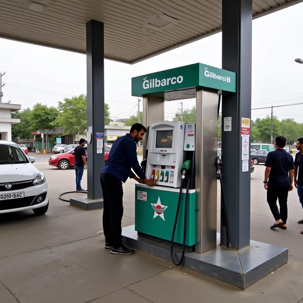 Gilbarco Fuel Dispenser at a Pakistani Fuel Station