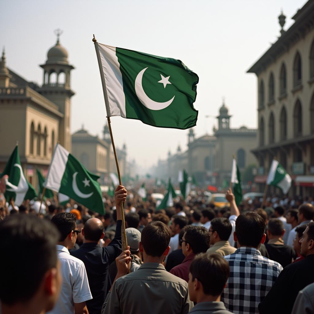 Celebrating Pakistan Independence in 1947