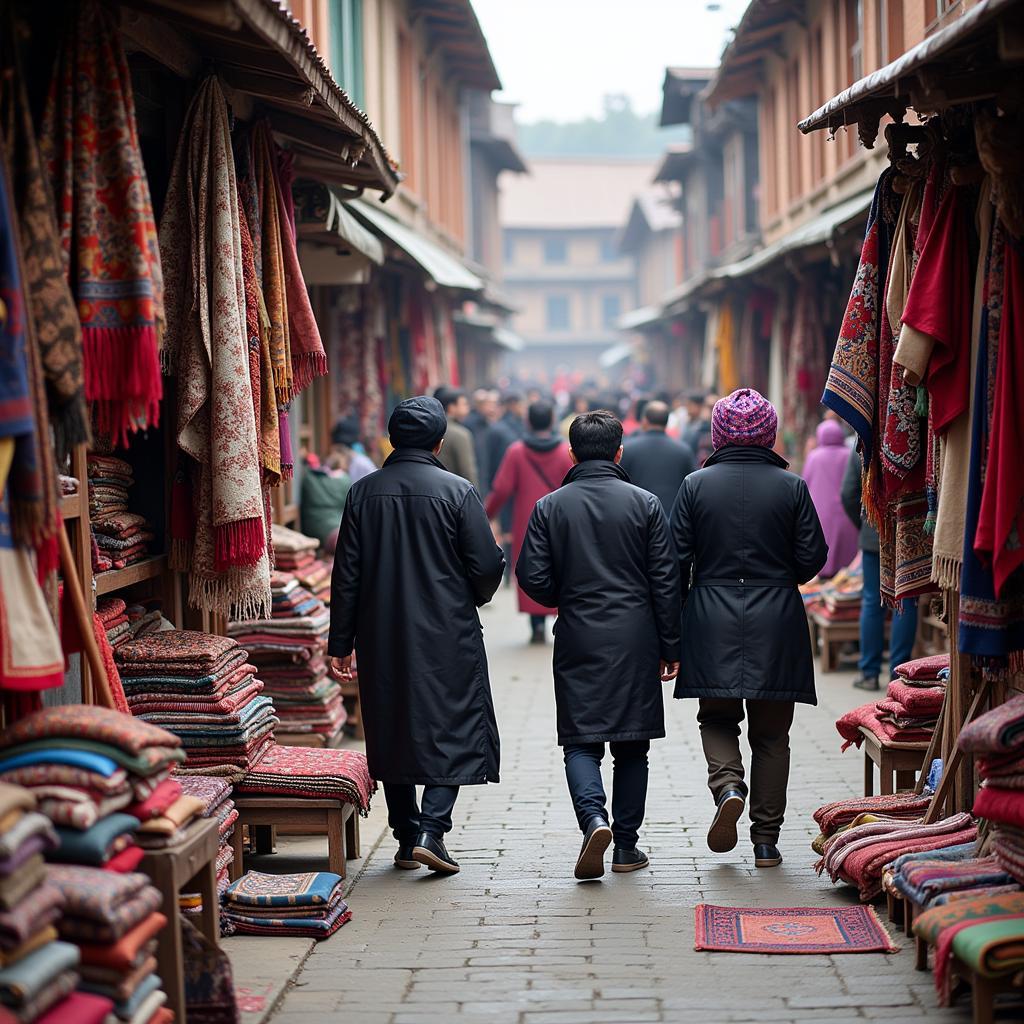 Exploring Kashmiri Market