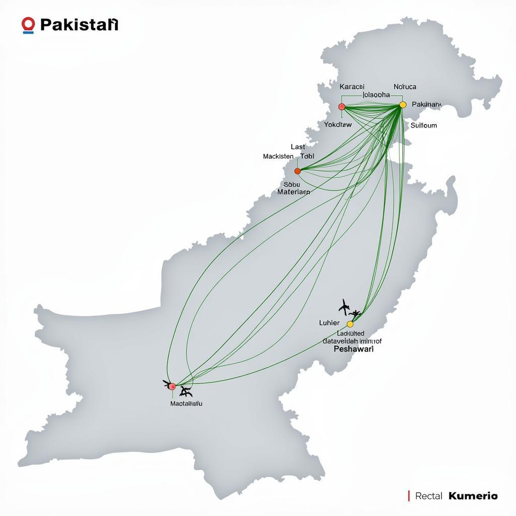 Major Airports and their Connectivity in Pakistan