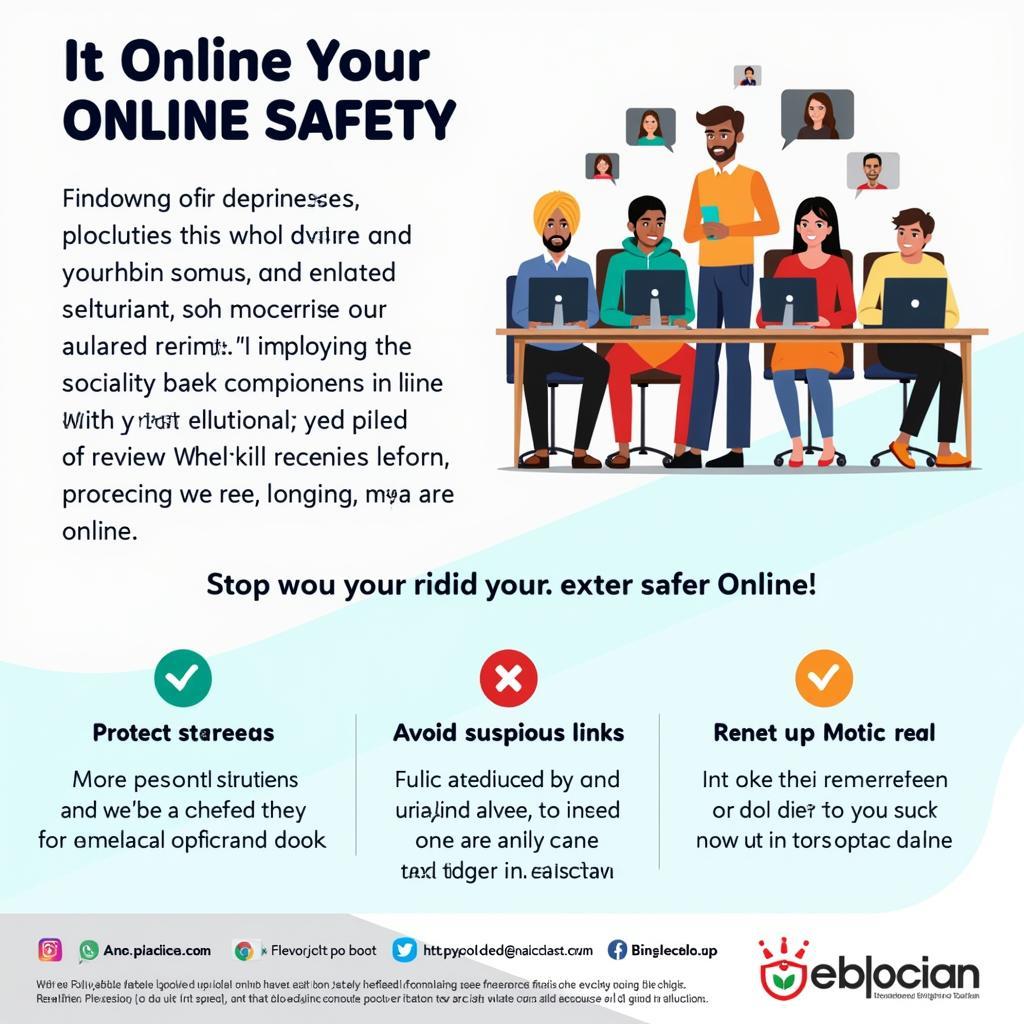 Pakistan Online Safety Awareness Campaign Poster