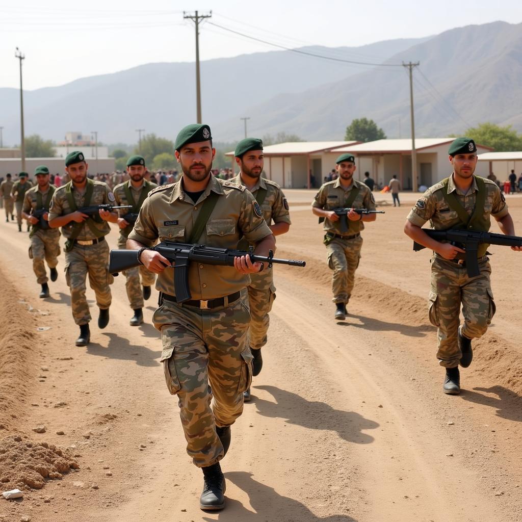 Pakistan Rangers Physical Training