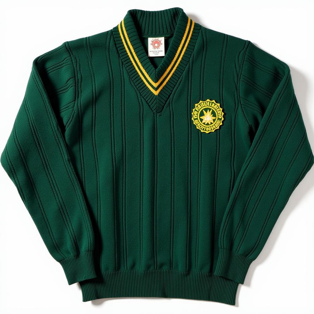 Vintage Pakistan Cricket Sweater from the 1980s