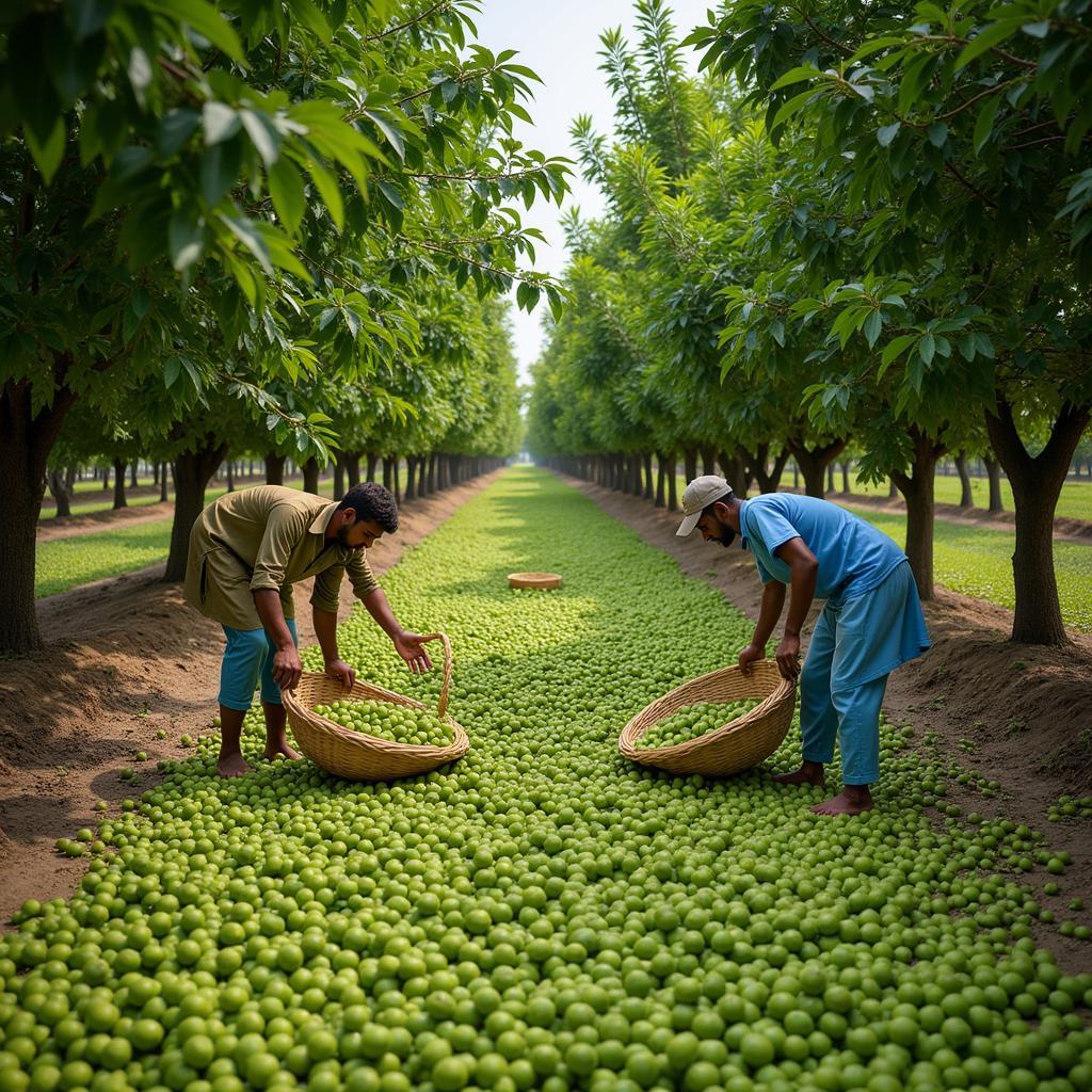 Amla Harvest in Pakistan