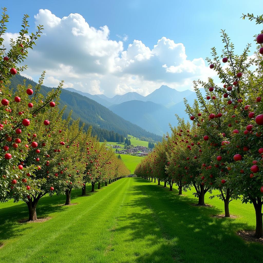 Apple Orchards in Bloom Across Pakistan