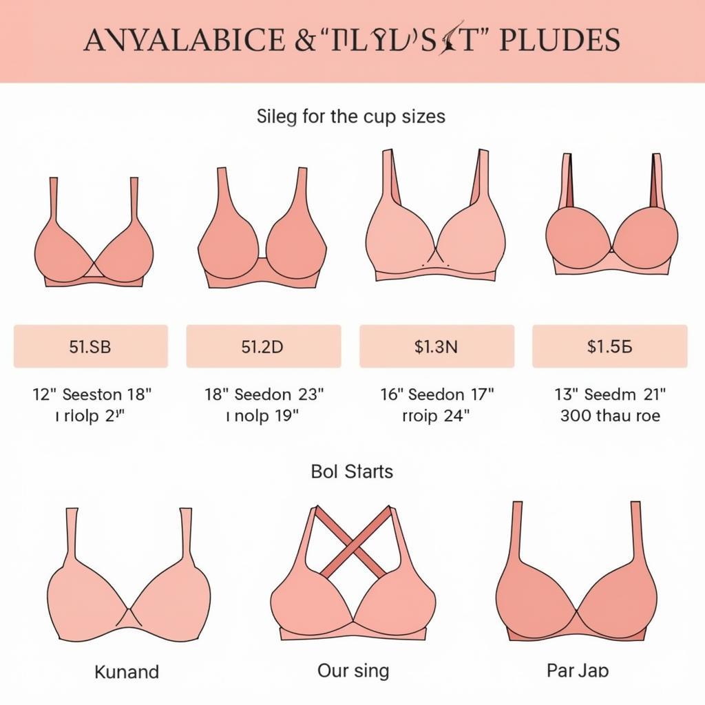 Pakistani Bra Brands and Sizes