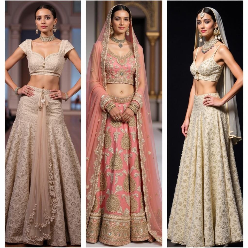 Different styles of Pakistani Bridal Wear