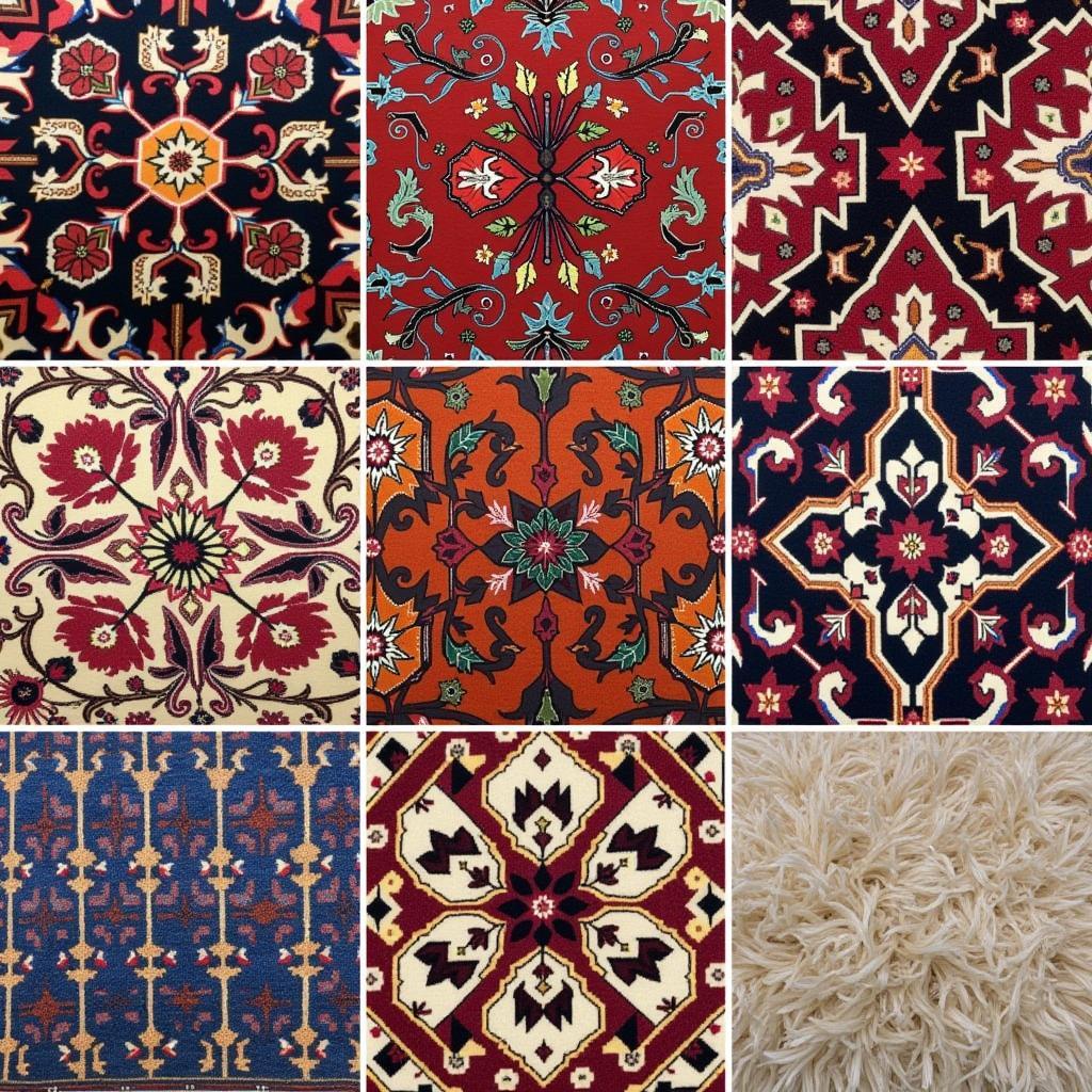 Pakistani Carpet Designs and Materials