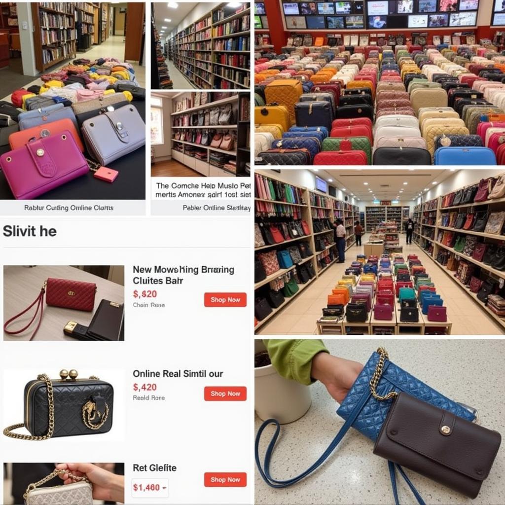 A guide to shopping for clutches in Pakistan, featuring various retail outlets and online marketplaces.