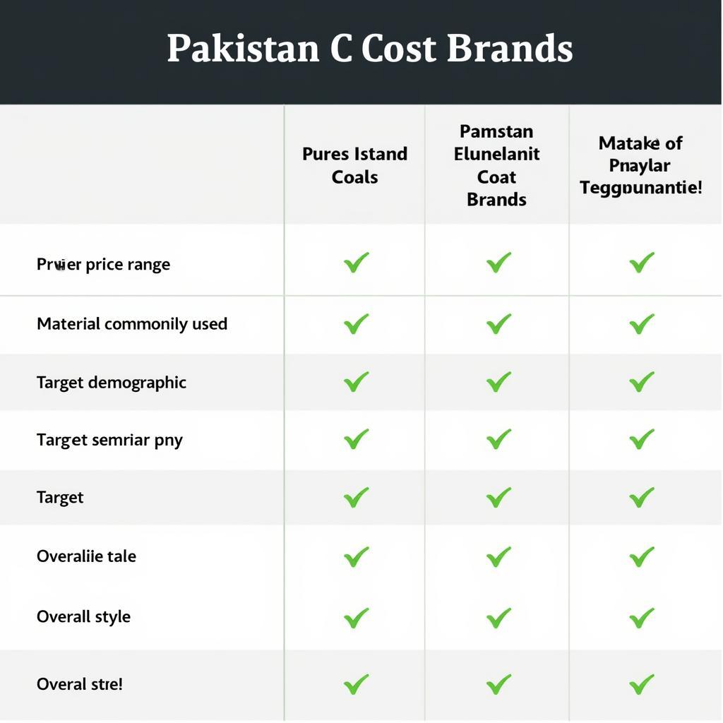 Comparison of Popular Pakistani Coat Brands