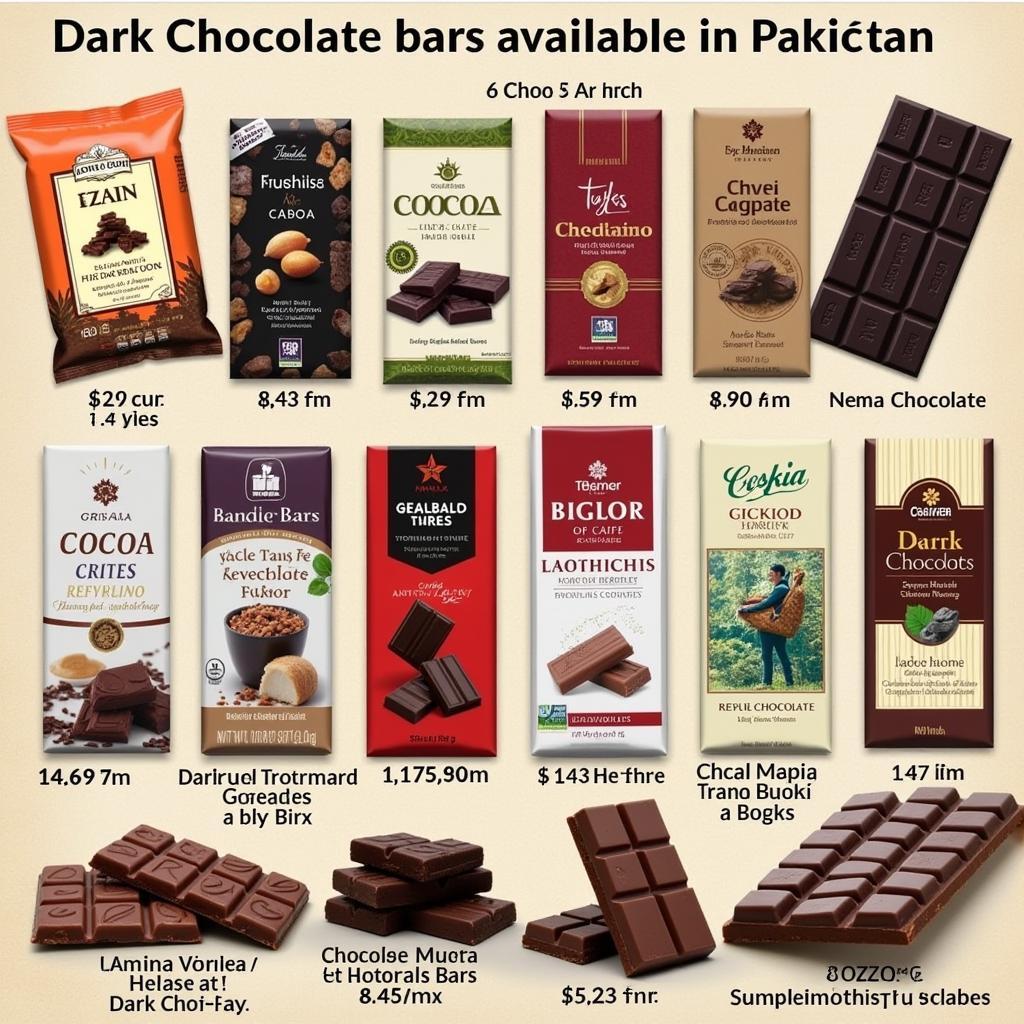 Pakistani Dark Chocolate Selection