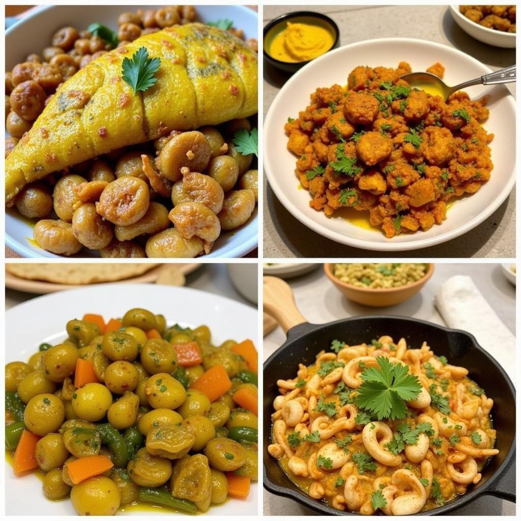 Pakistani Dishes with Mustard Paste